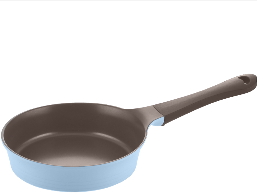 Nonstick Frying Pan Side View PNG