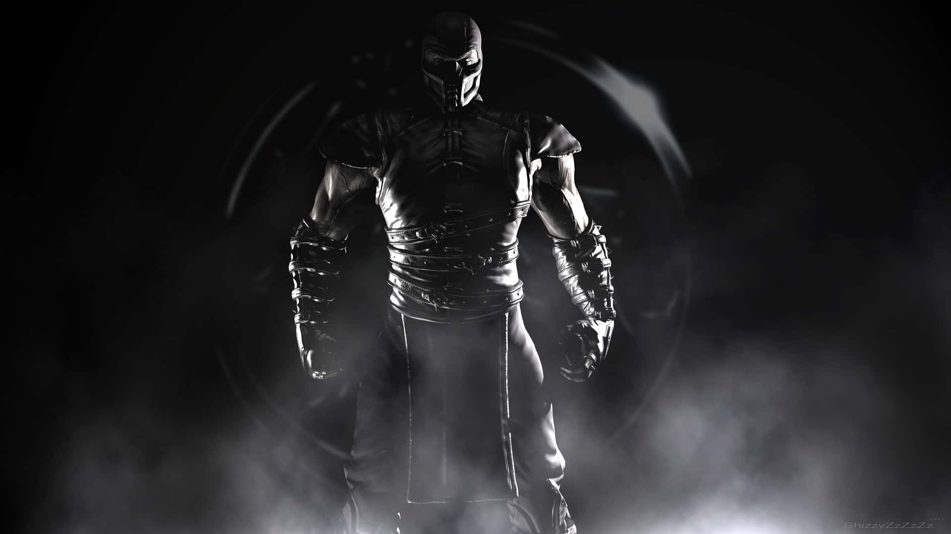 Image  Noob Saibot, the iconic ninja warrior from Mortal Kombat Wallpaper