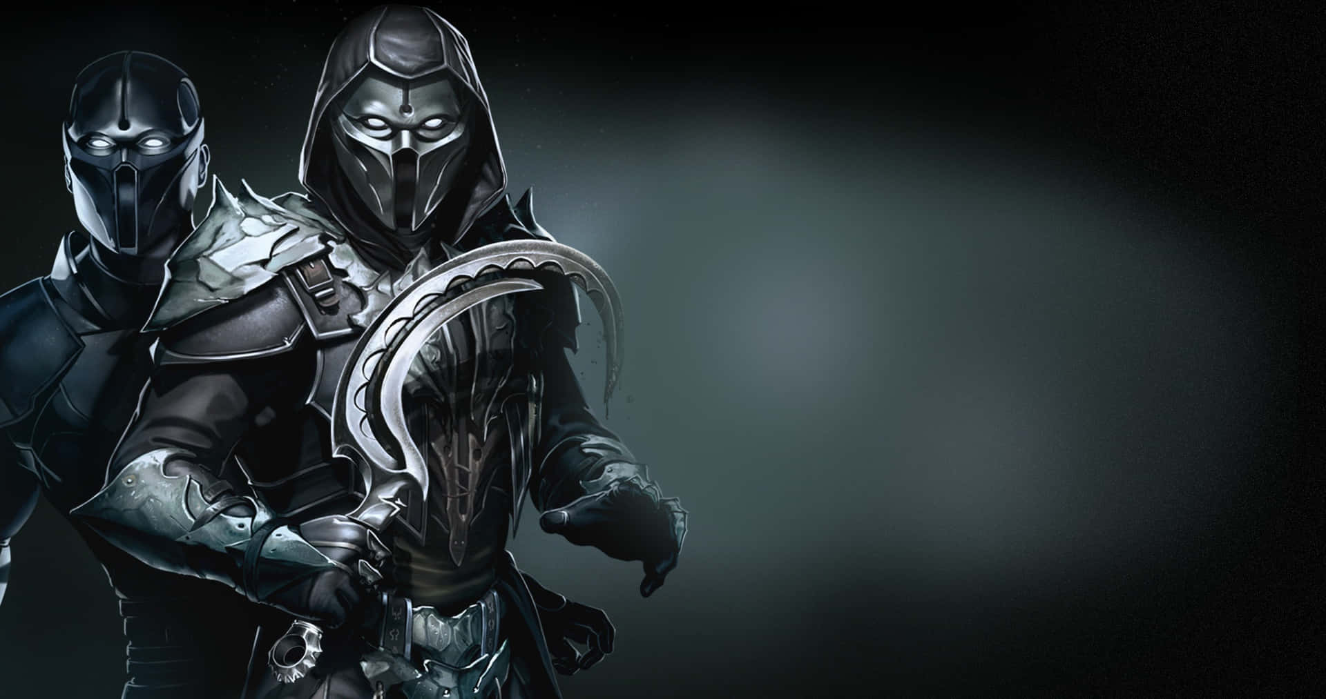 Noob Saibot stands ready for battle! Wallpaper