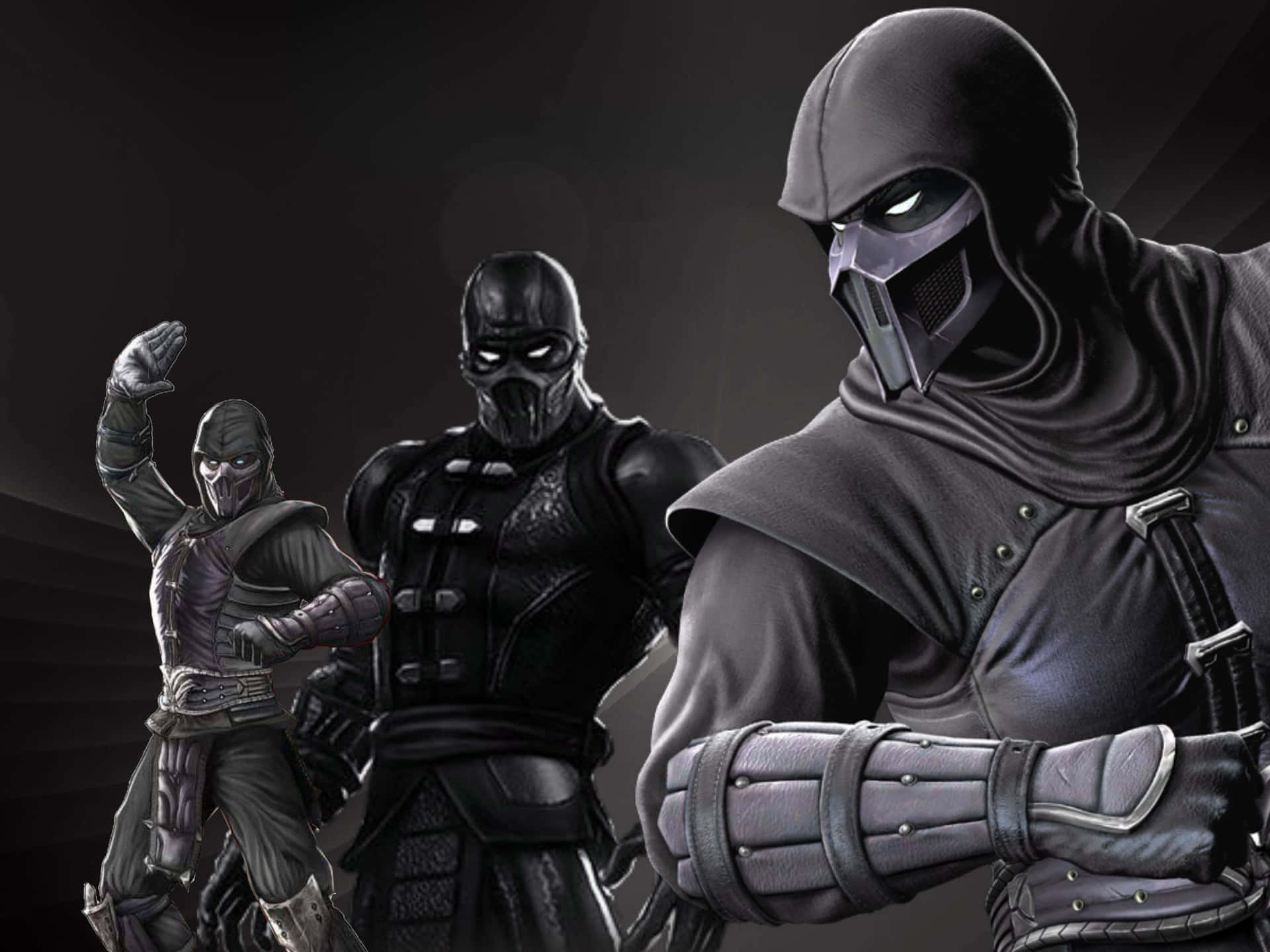 Staring down his opponent, Noob Saibot is ready to take them on. Wallpaper