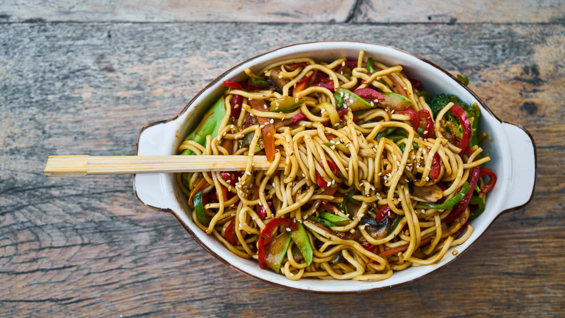 A Delicious Bowl of Steaming Hot Noodles