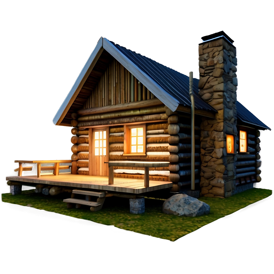 Nordic Style Log Cabin Png Kjq PNG
