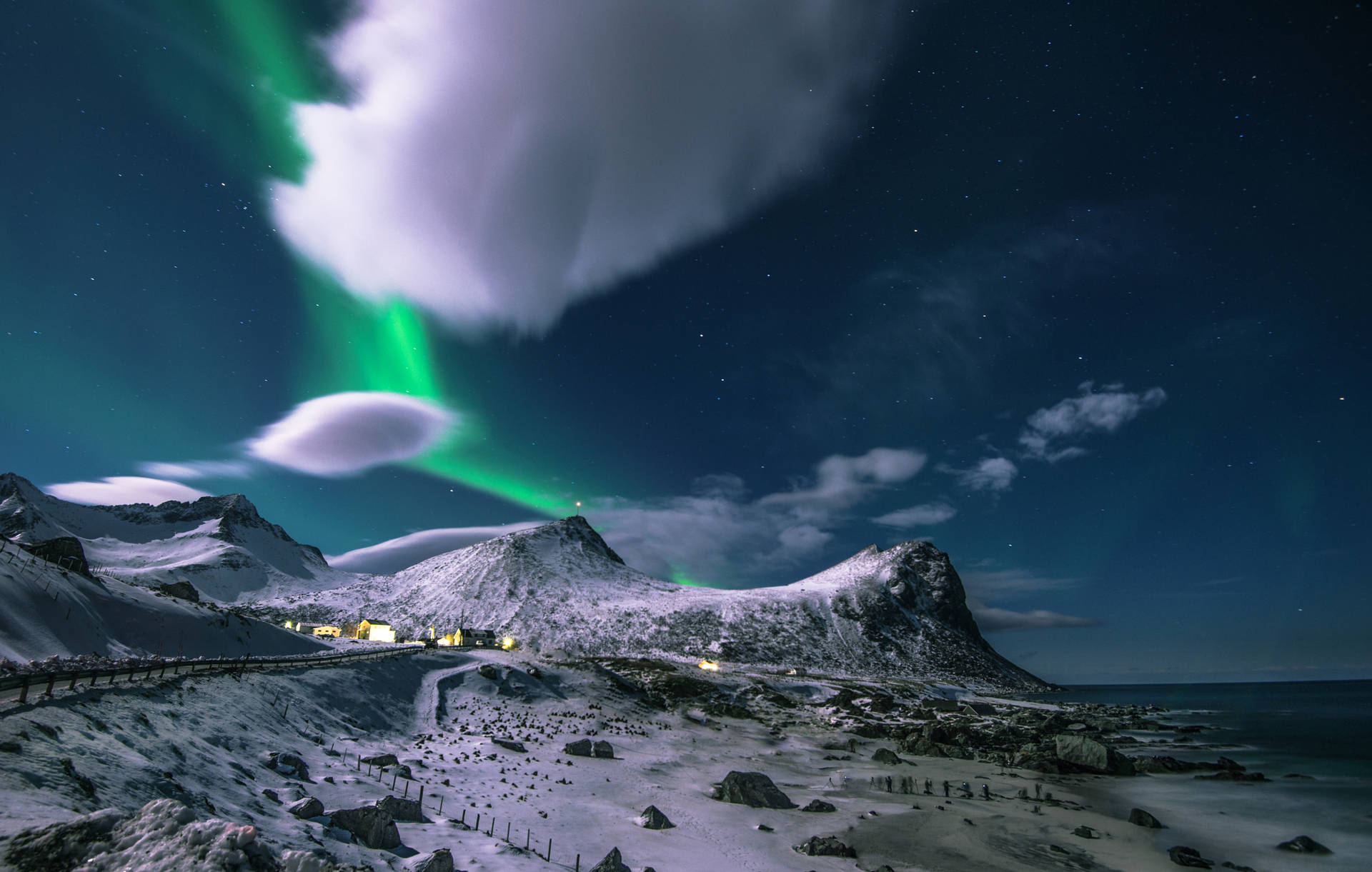 Norge Aurora Borealis Wallpaper