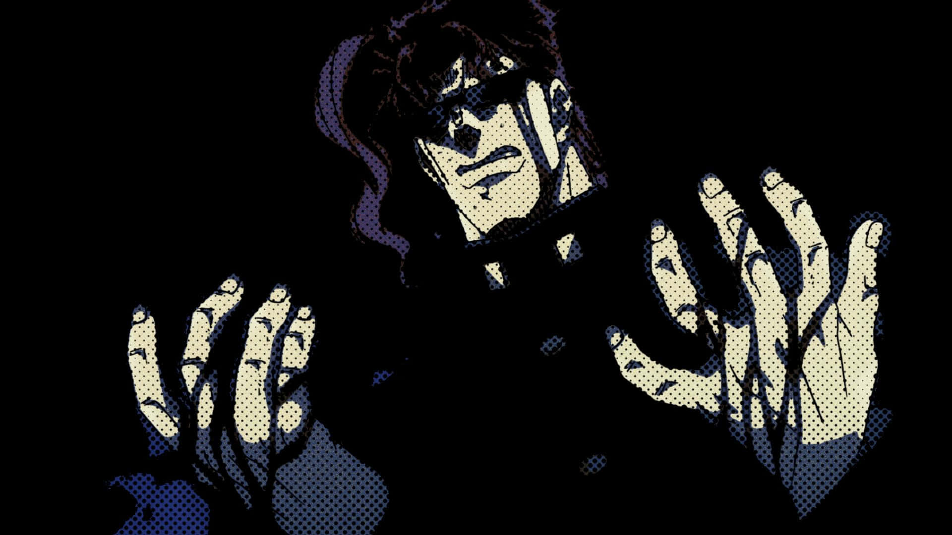 An Intense Gaze from Noriaki Kakyoin Wallpaper