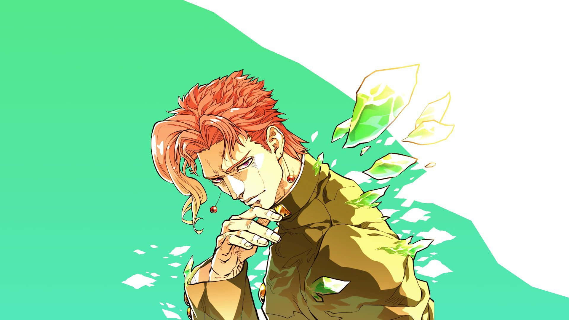 "Noriaki Kakyoin: Strategic Stand User and Loyal Ally" Wallpaper