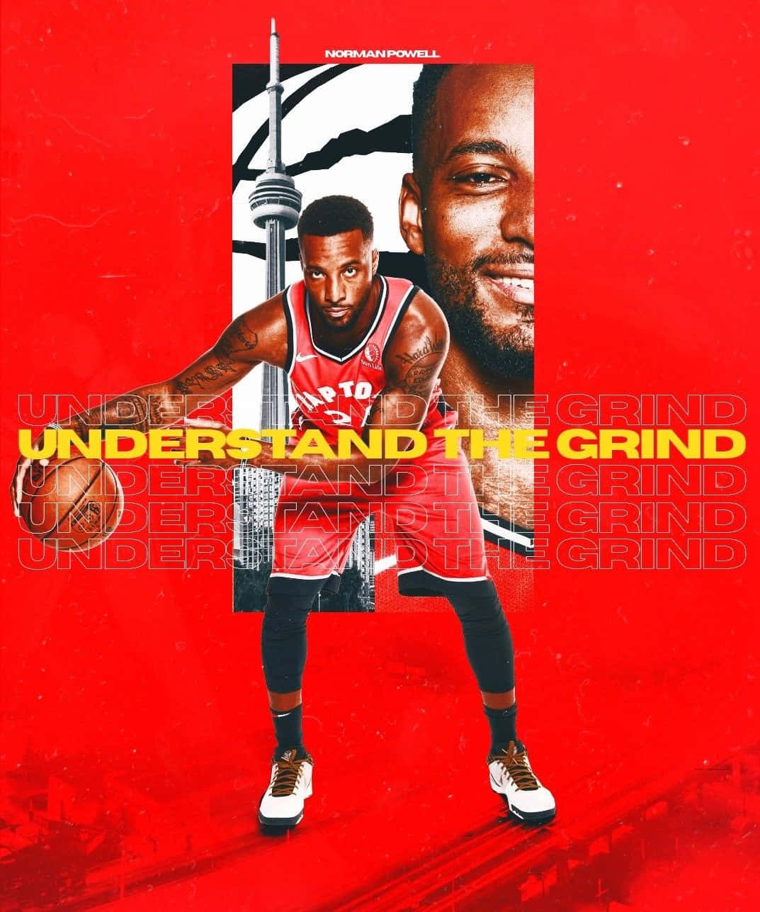 Norman Powell Understand The Grind Poster Wallpaper