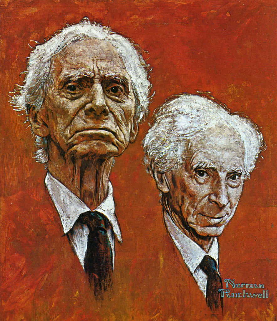 Enmålning Av Två Män Med Långt Hår