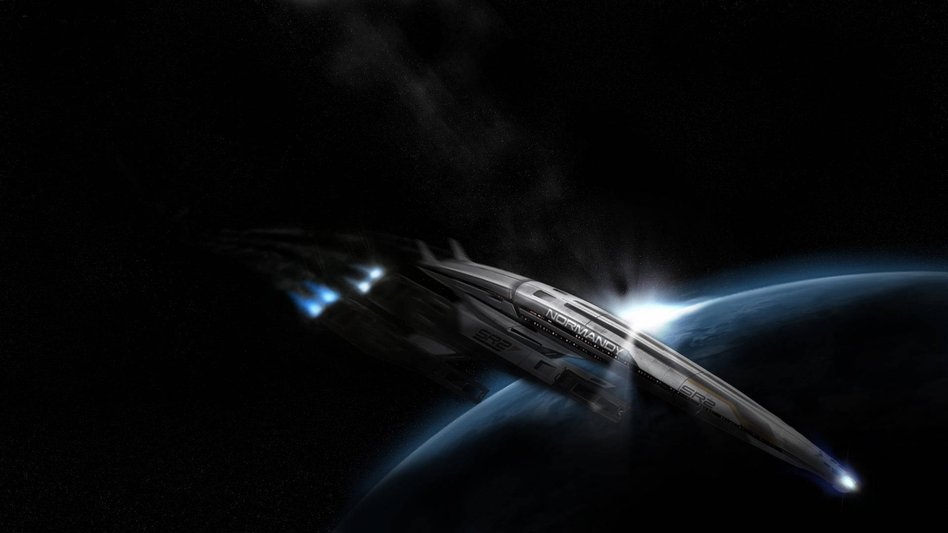 Normandy Spaceship From Mass Effect Wallpaper