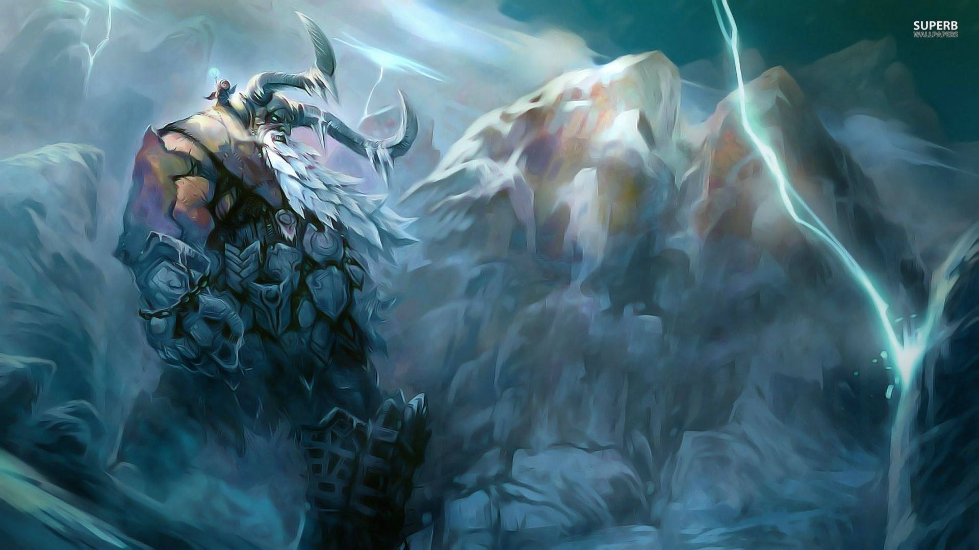 Norse Frost-Giant Aurgelmir Wallpaper