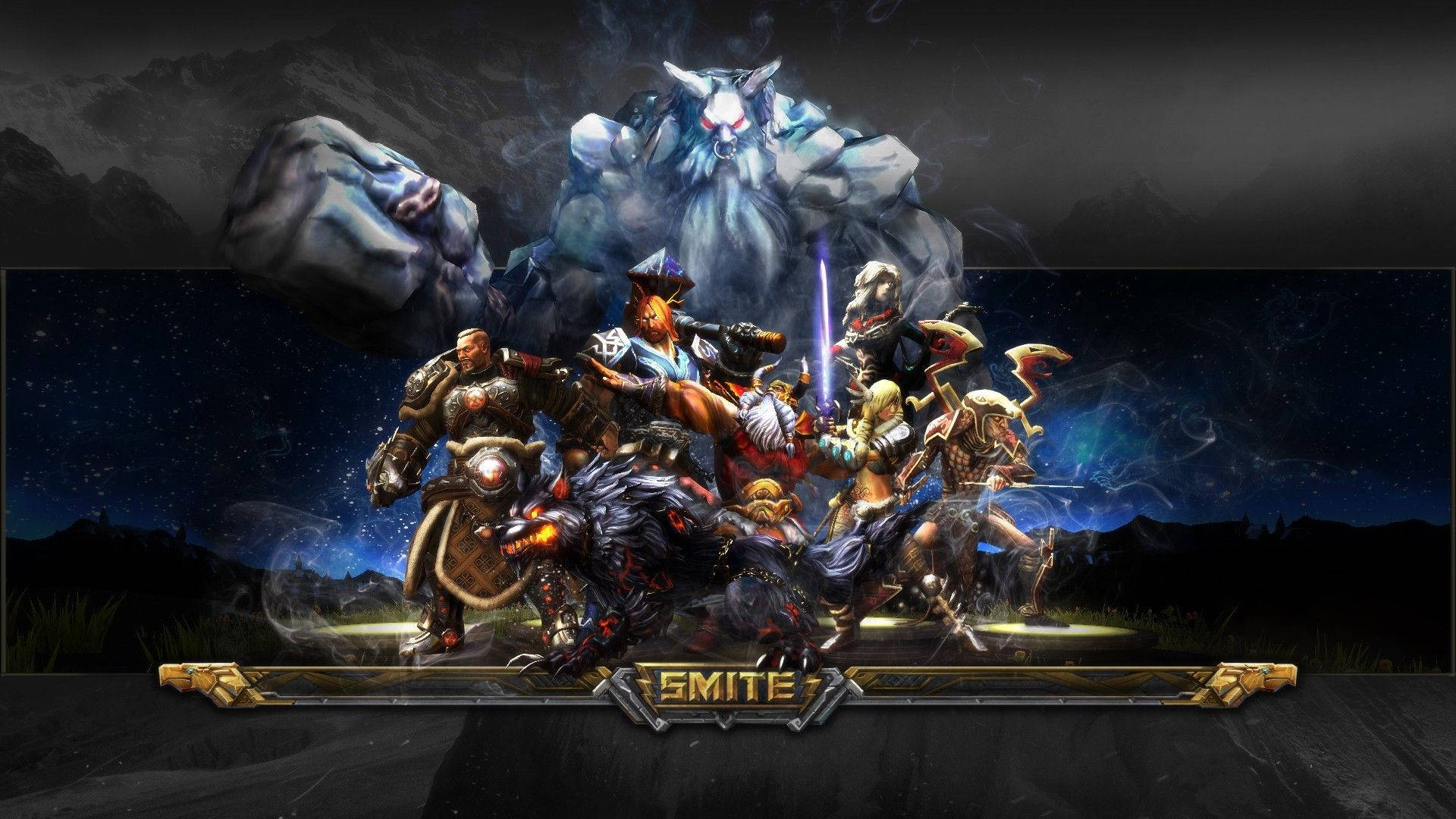 Norse Smite Characters Wallpaper