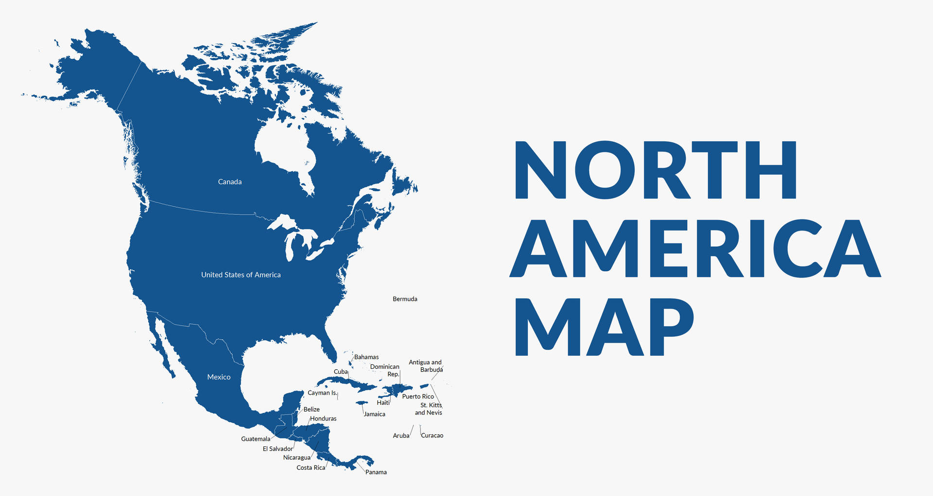 North America Map Wallpaper