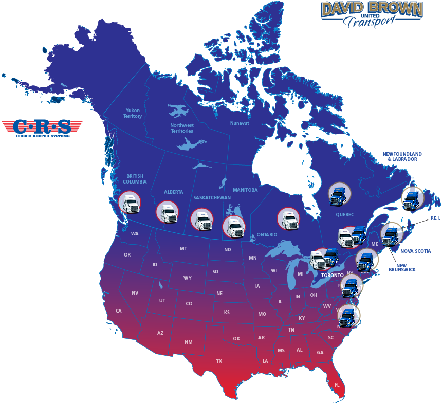 North America Transport Network Map PNG
