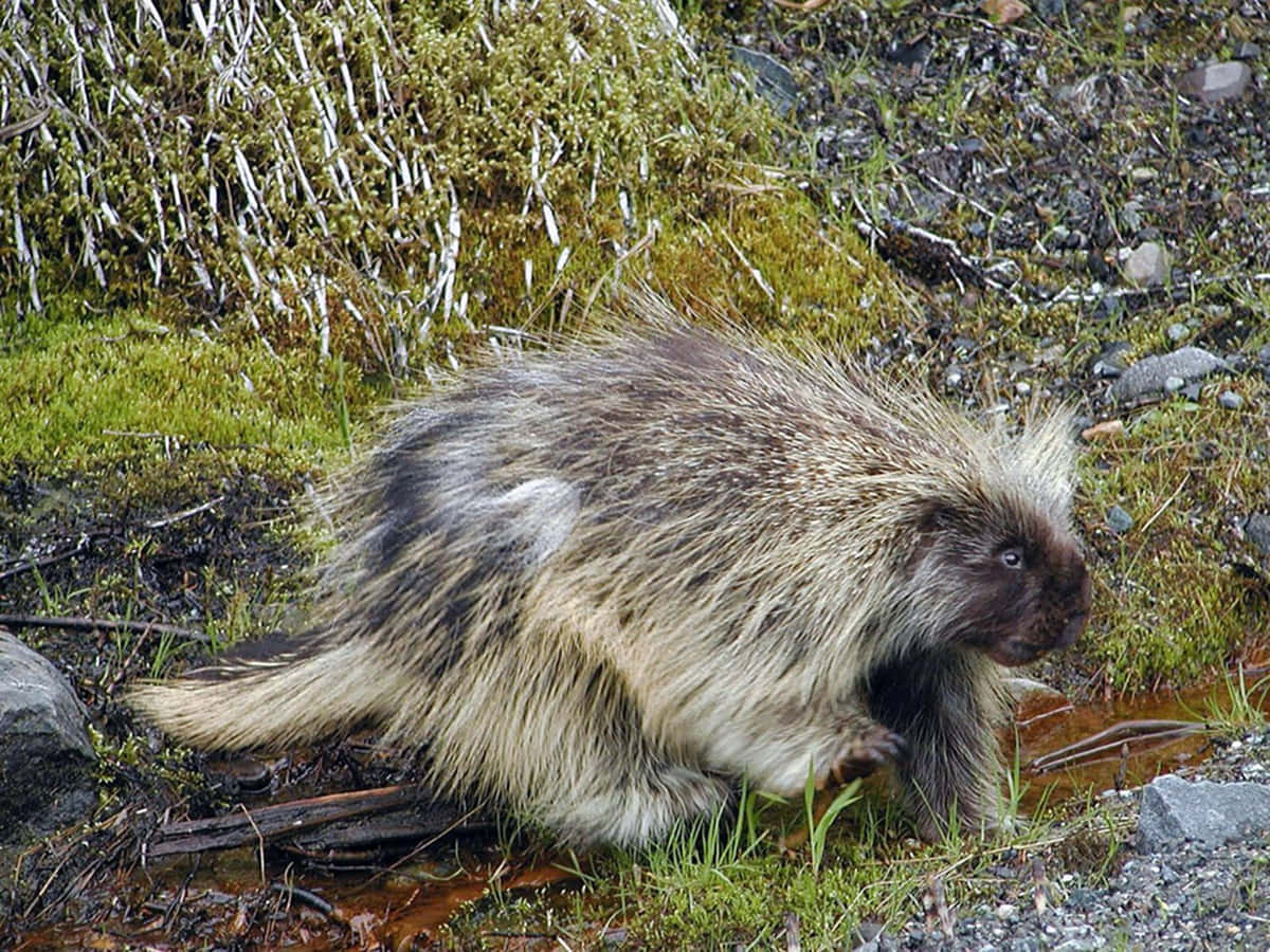 North American Porcupinein Habitat.jpg Wallpaper