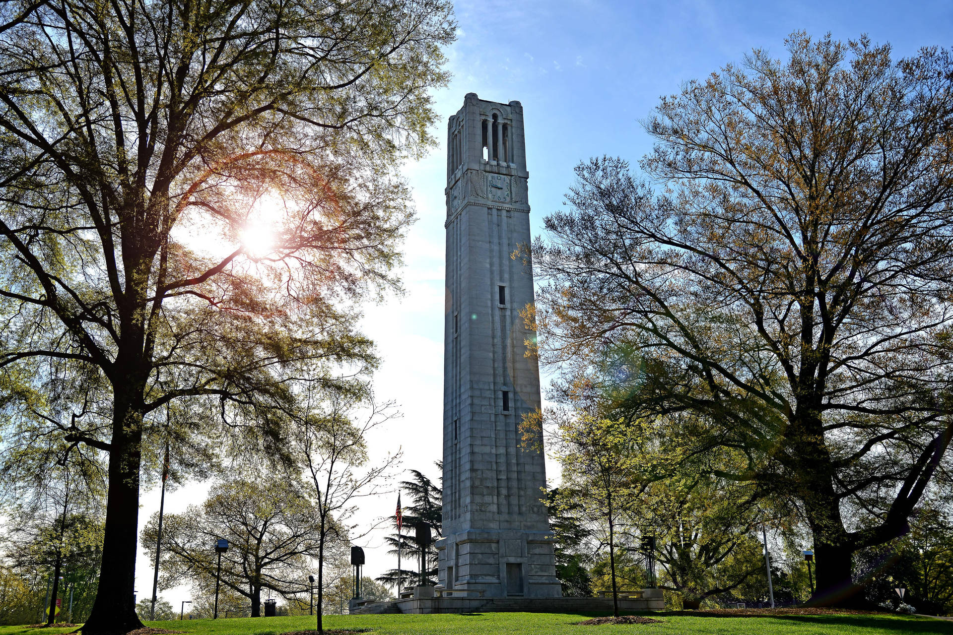 North Carolina State University Memorial Belltower Wallpaper