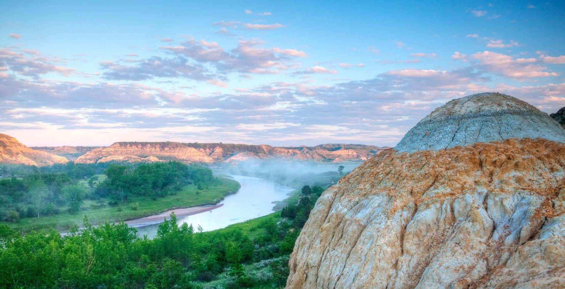 Enjoy stunning views of North Dakota's Rocky Mountains