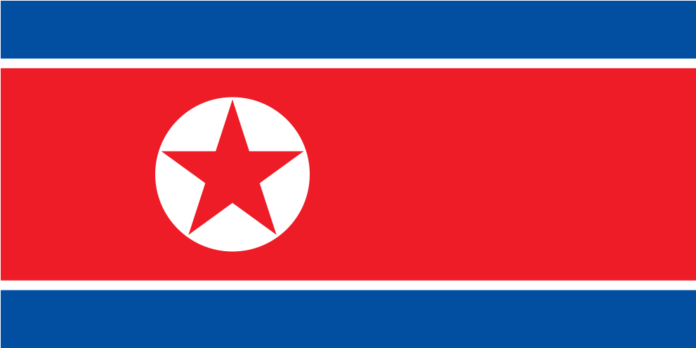 North Korean Flag PNG