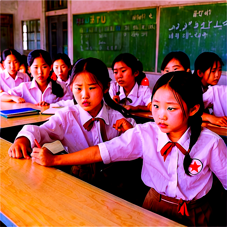 North Korean School Classroom Png Bfd PNG