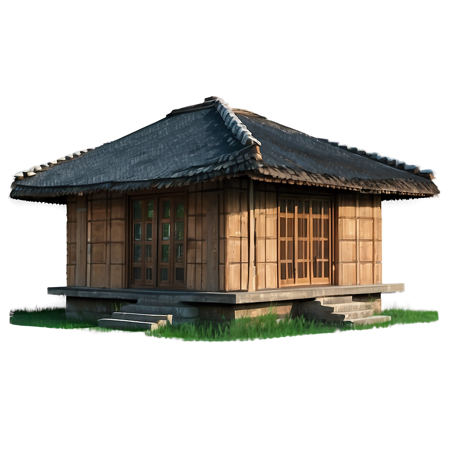 North Korean Traditional House Png Jra4 PNG