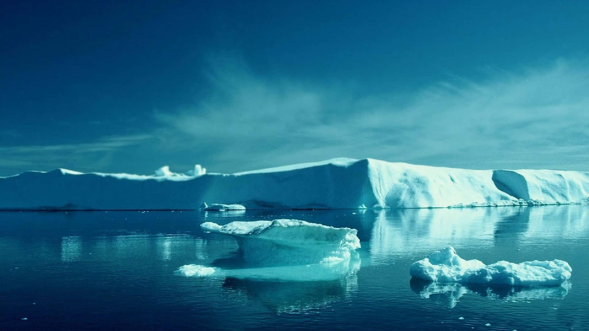 Ice Shelf Near The North Pole Picture