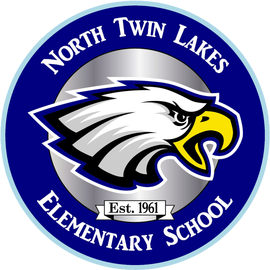 North Twin Lakes Elementary School Eagle Logo PNG