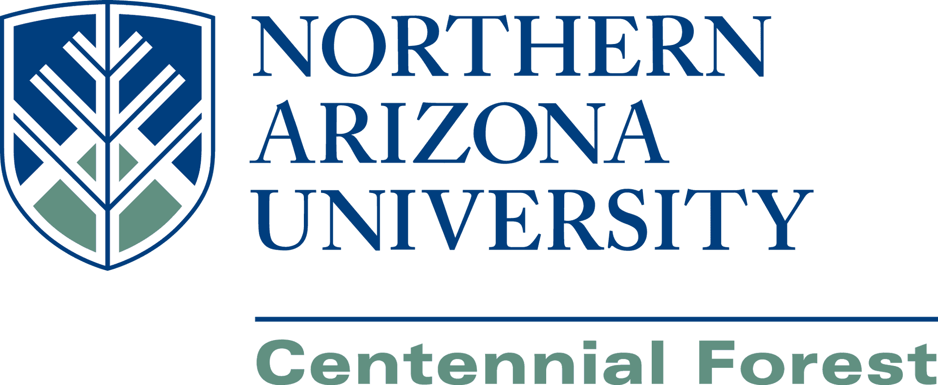 Northern Arizona University Centennial Forest Logo PNG