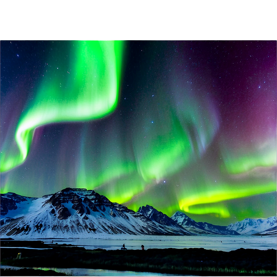 Northern Lights Display Png Vcf PNG