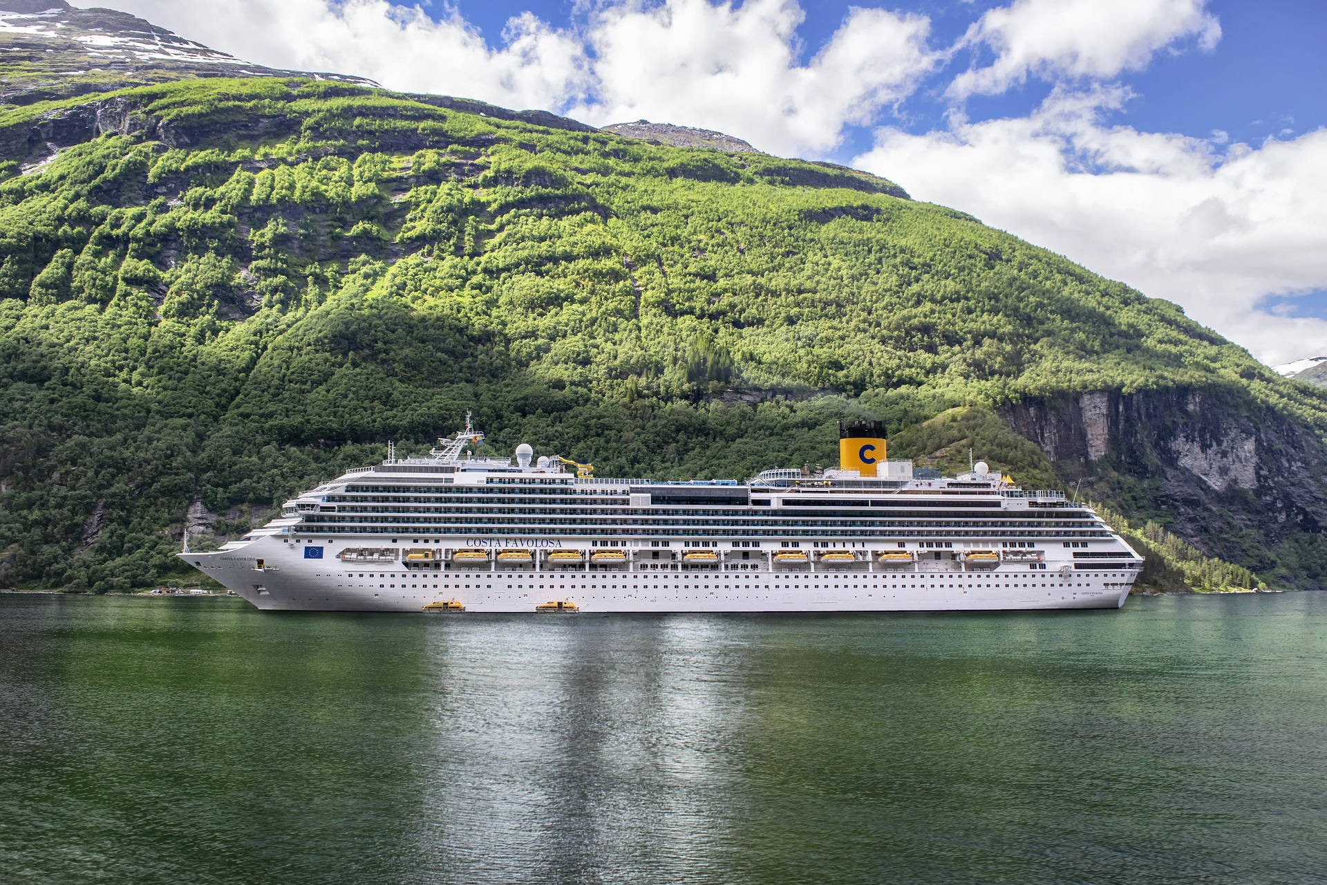Norges Costa Cruise skib tapet Wallpaper
