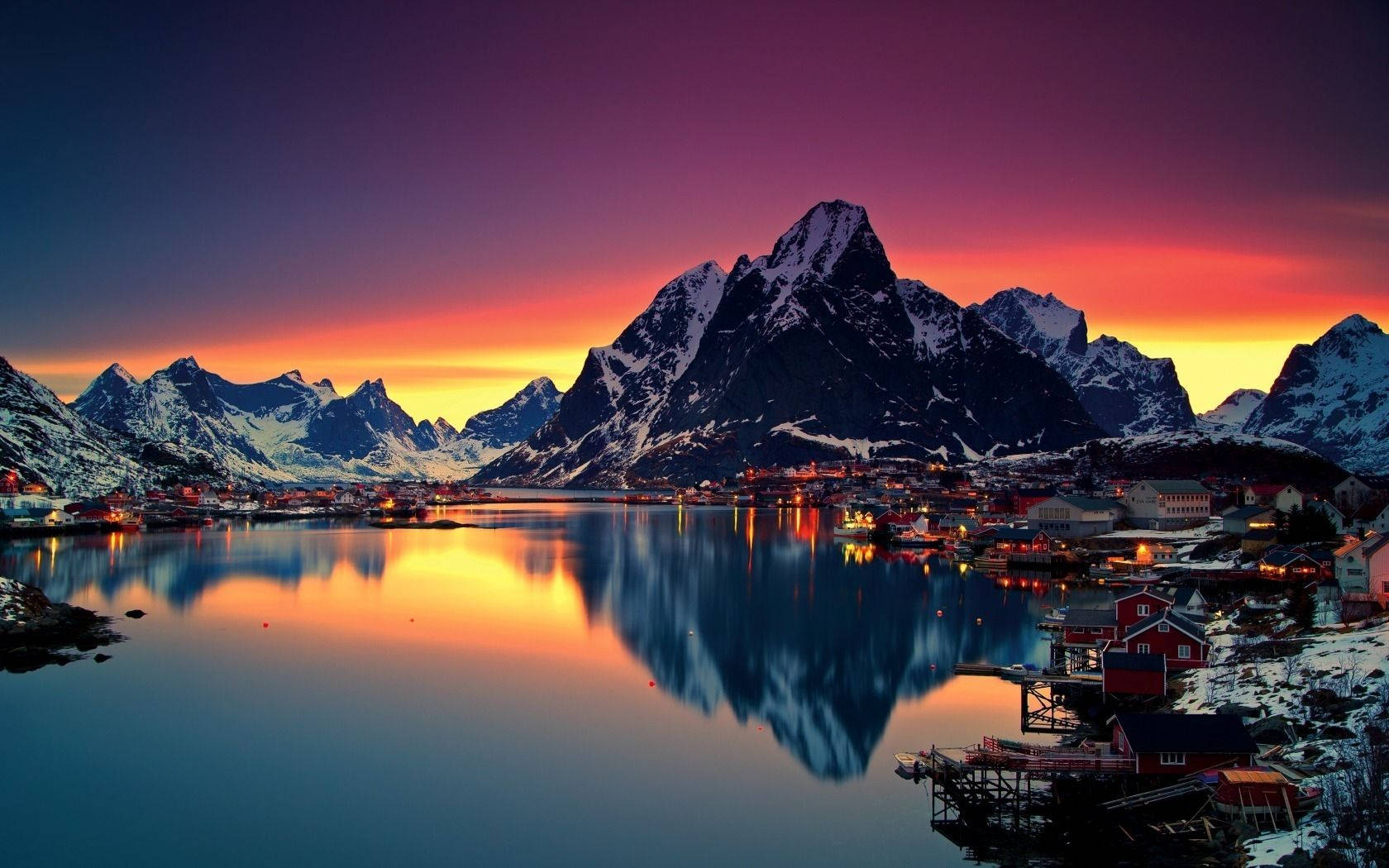 Norway Lofoten Sunrise Uhd Picture