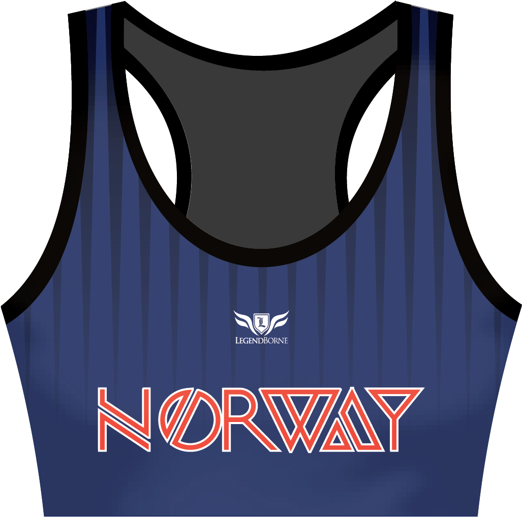 Norway Sports Jersey Design PNG