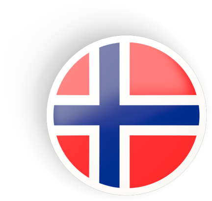 Download Norwegian Flag Button | Wallpapers.com