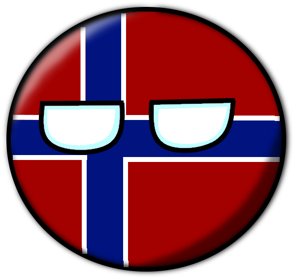 Norwegian Flag Glasses Emoji PNG