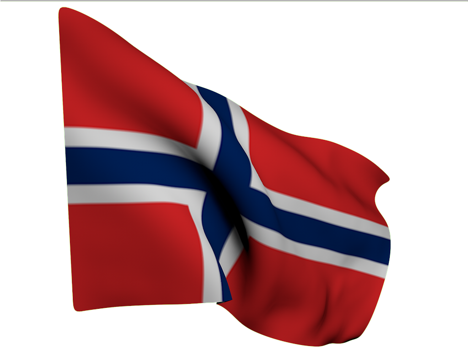 Norwegian Flag Waving PNG