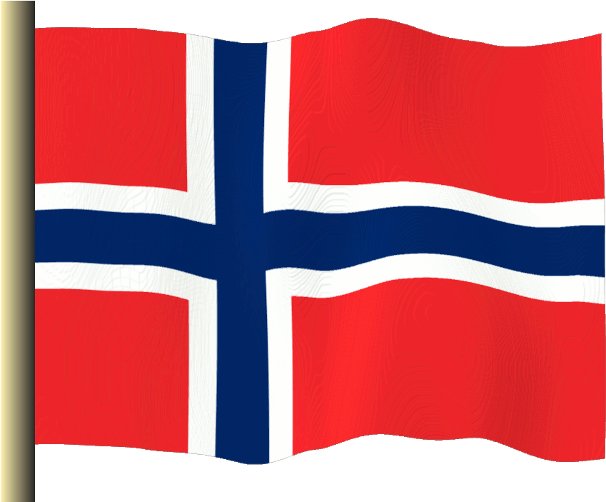 Norwegian Flag Waving PNG