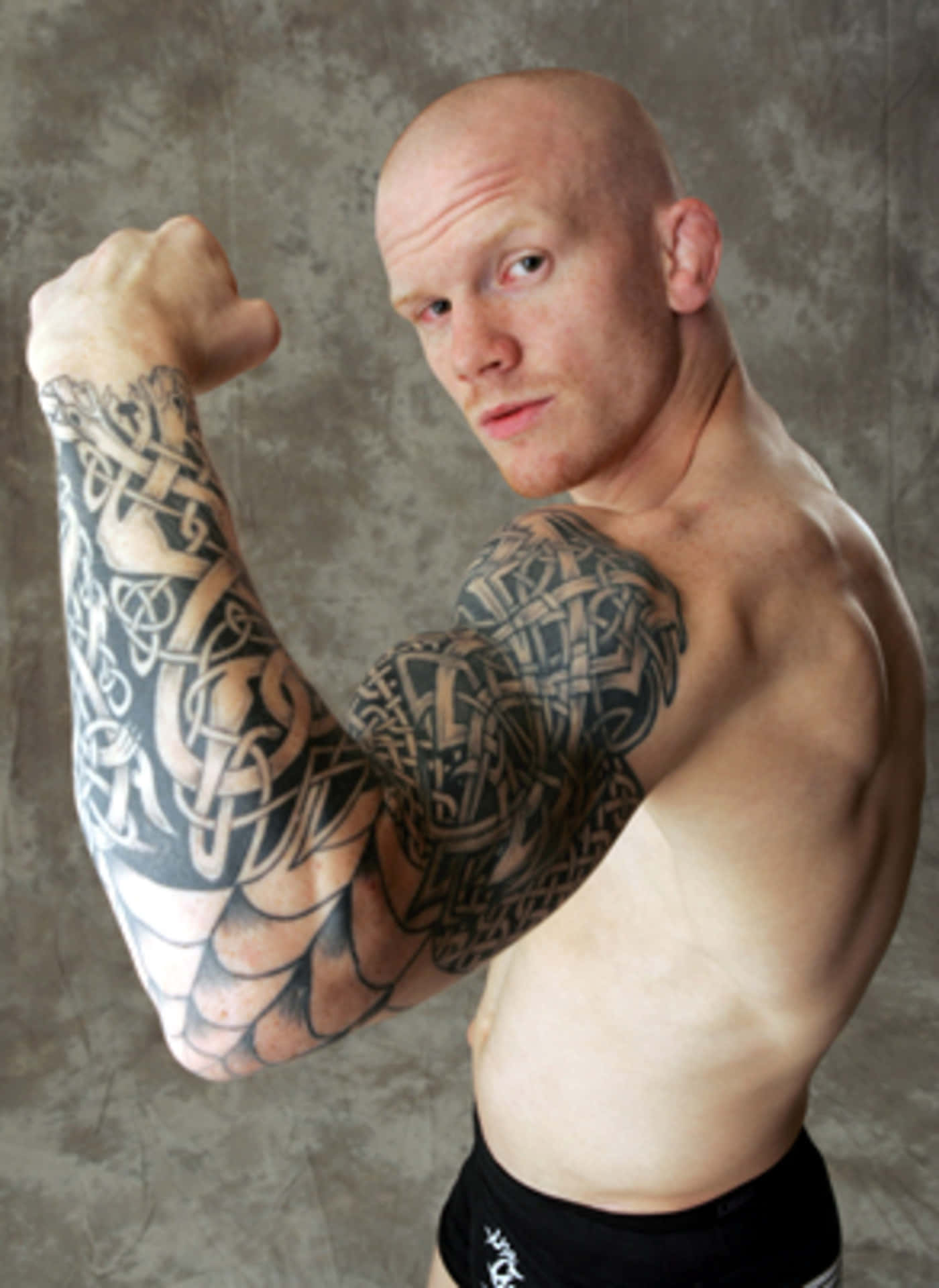 Norwegischermixed Martial Artist Joachim Hansen Tattoo Wallpaper