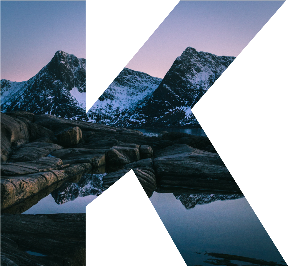 Norwegian Mountain Reflection Artistic Overlay PNG