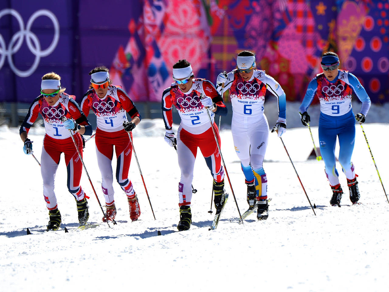 Norwegian Ski Team Olympics Sports Wallpaper