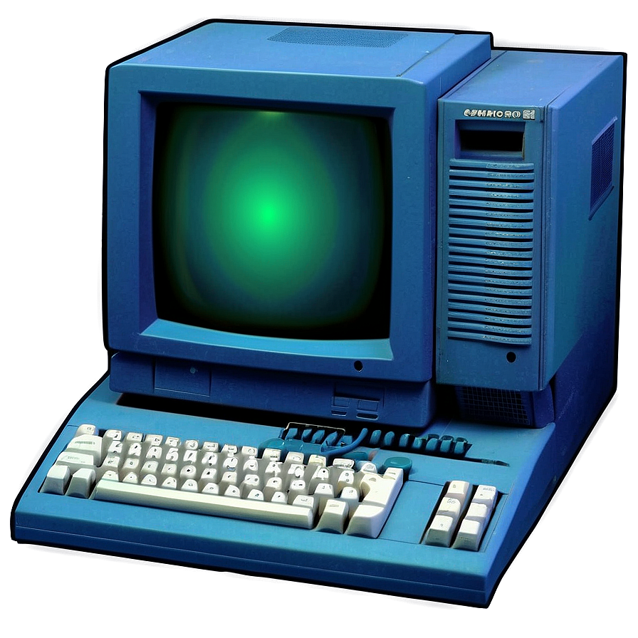 Nostalgic 90s Computer System Png Kxj97 PNG