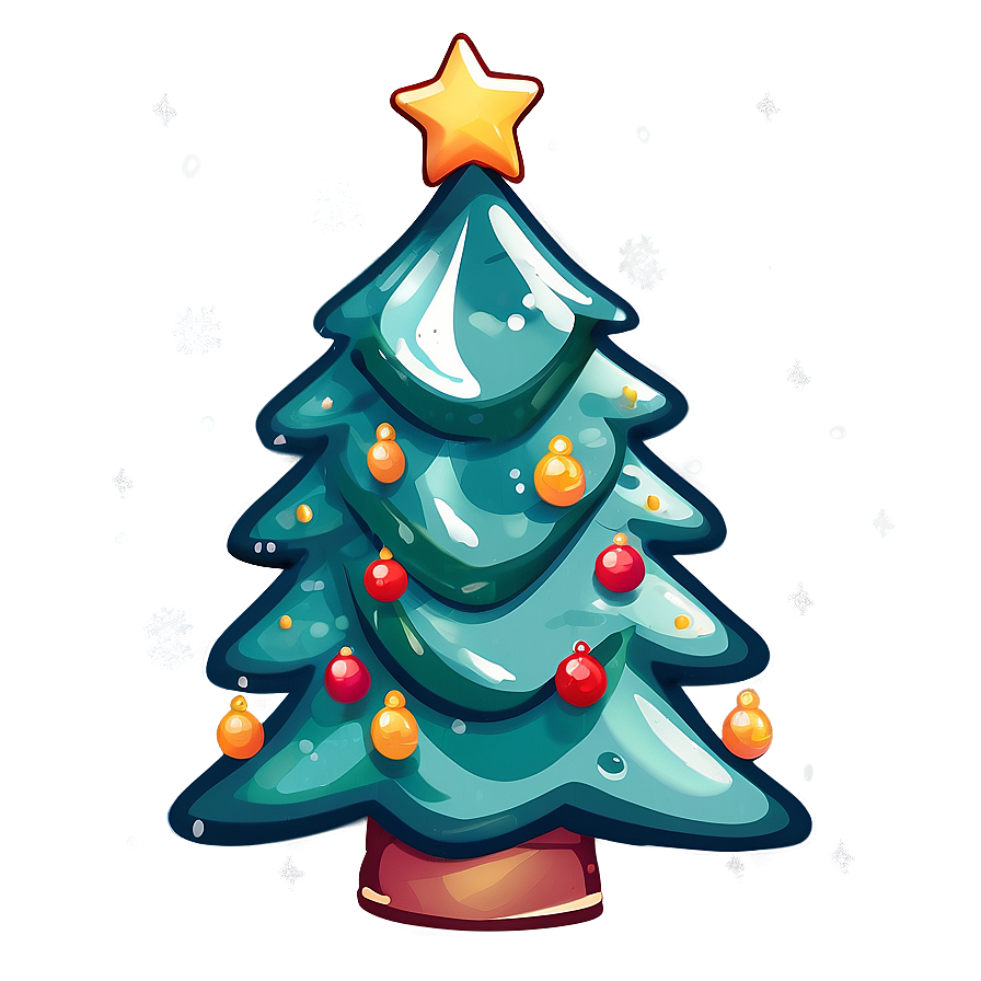 Nostalgic Cute Christmas Tree Png 65 PNG