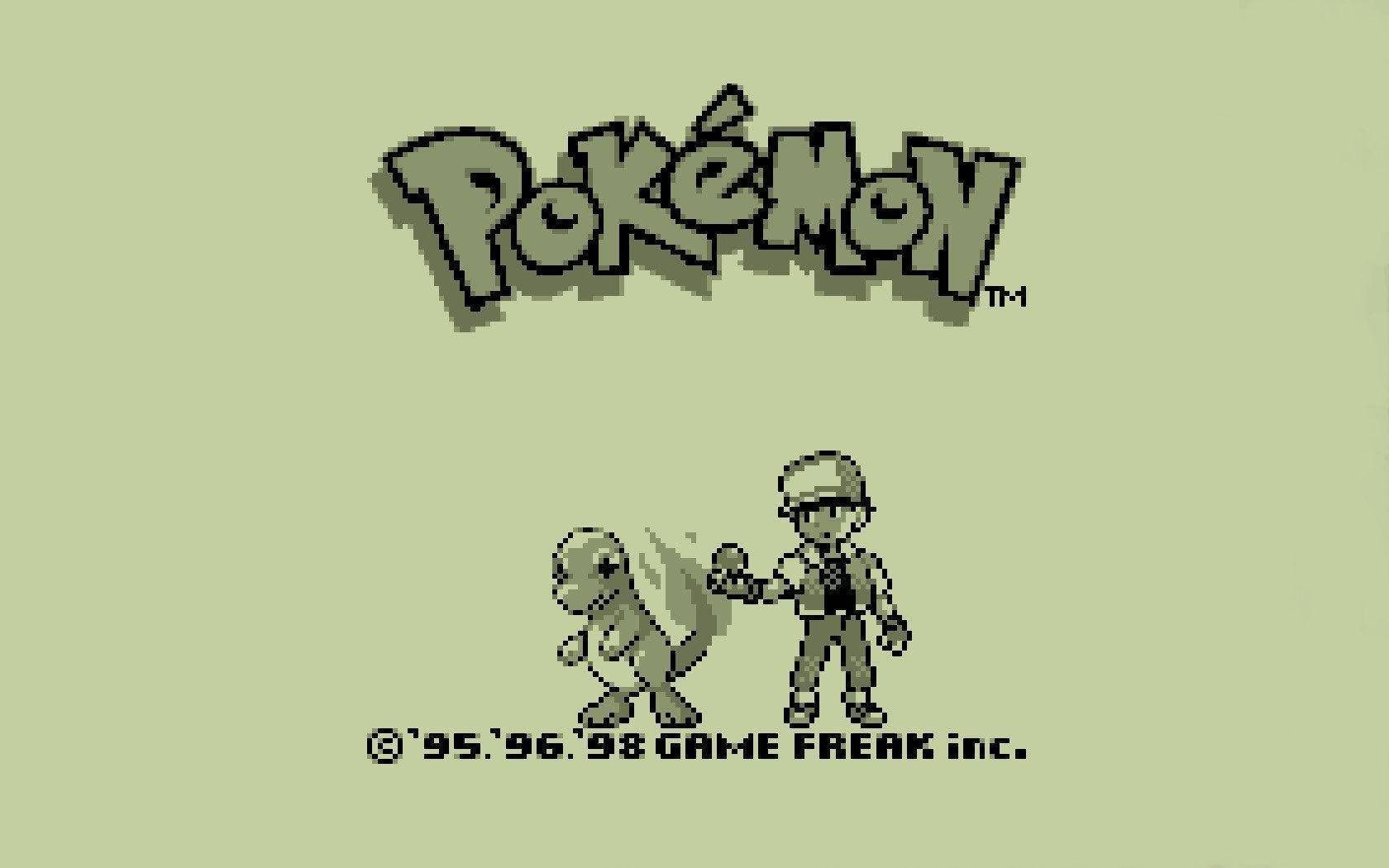 Nostalgic Pokemon Title Screen Wallpaper