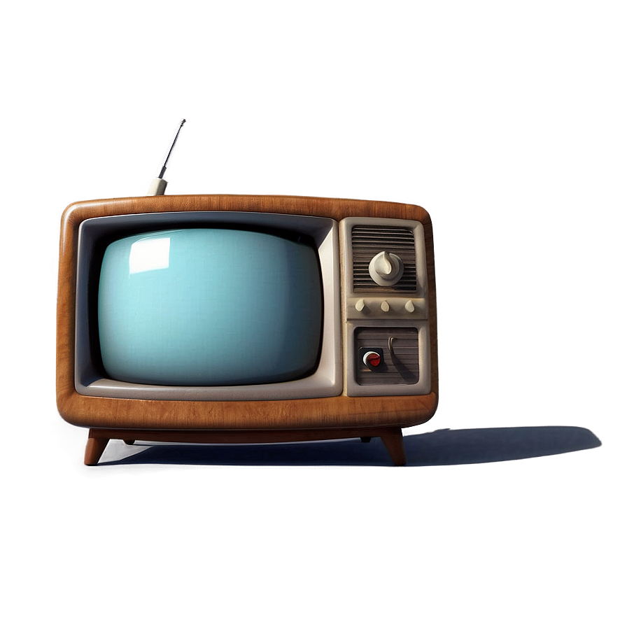 Nostalgic Television Image Png 06262024 PNG