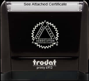 Notary Association Stamp Trodat Printy4913 PNG