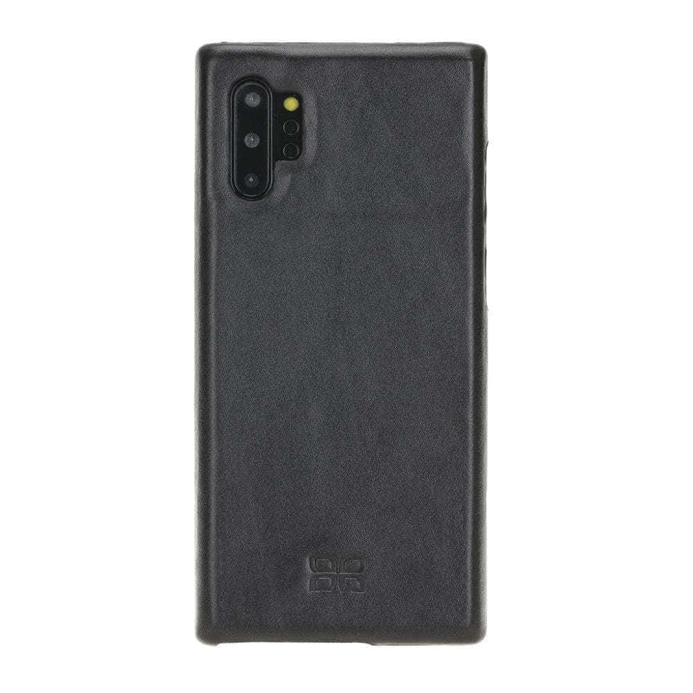 Samsung Note 10 Leather Case - Black