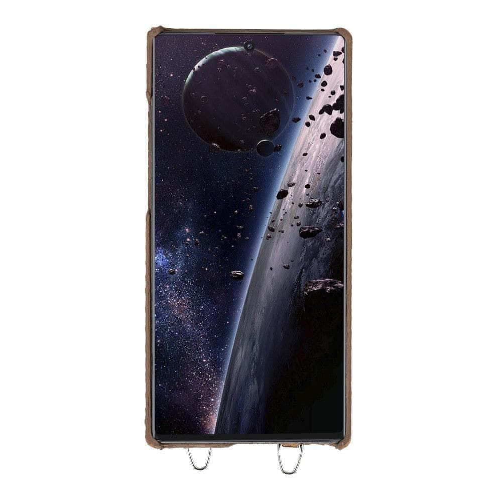 A Galaxy Note 10 Case With An Image Of The Earth And Space