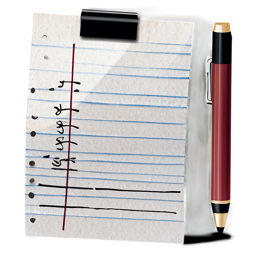 Note Paper Pin Png Vku PNG