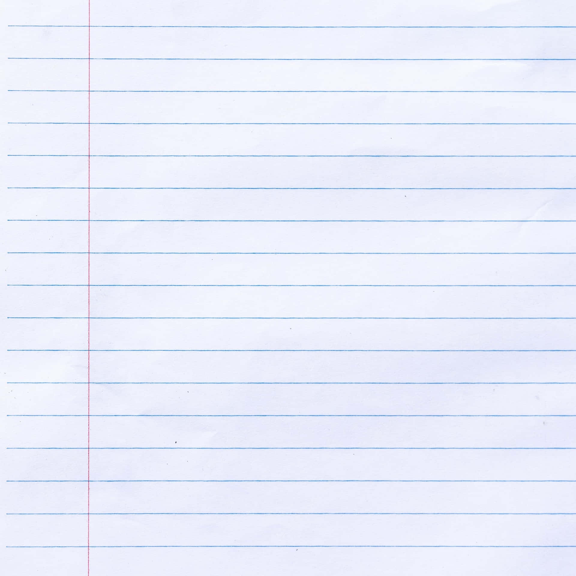 A White Lined Paper With A Blue Line
