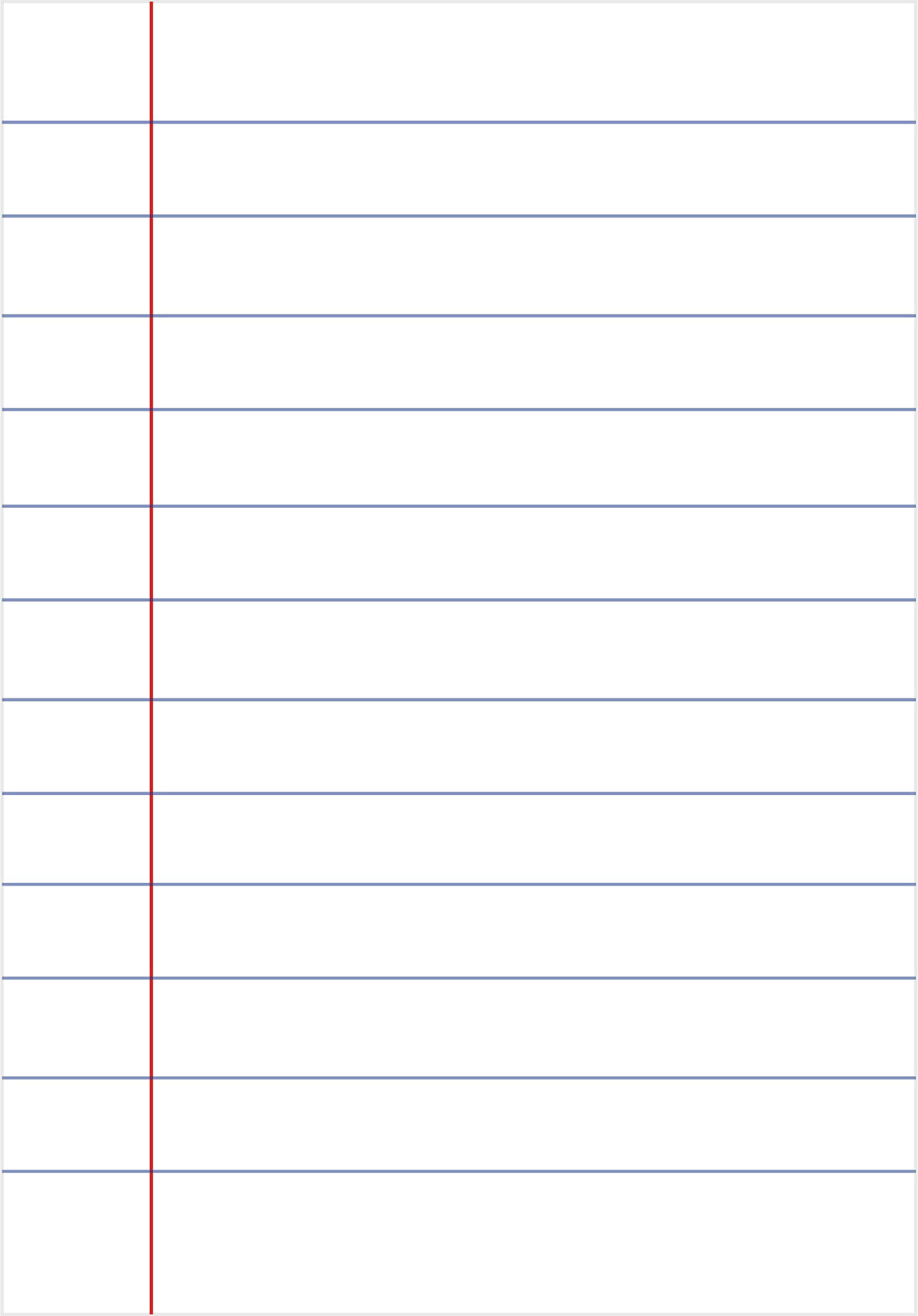 Spacing Notebook Paper Background