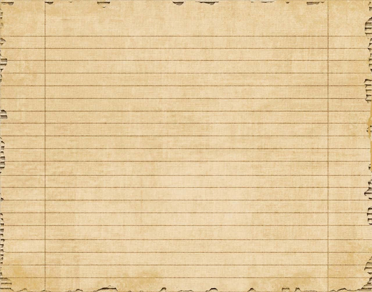 Old Notebook Paper Background