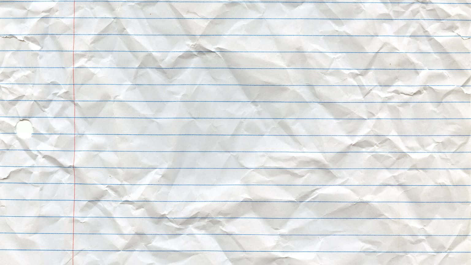 Crumpled Notebook Paper Background