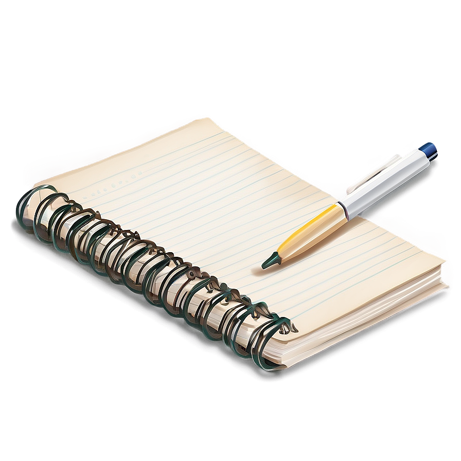 Notebook Paper For Writing Png Wea37 PNG