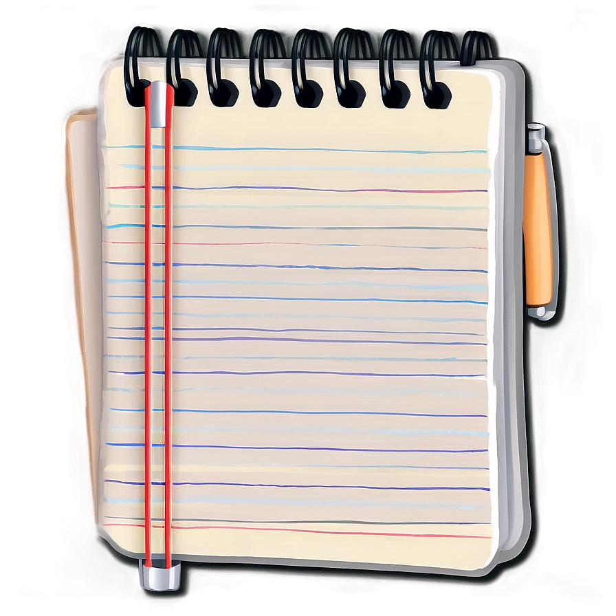 Notebook Paper Page Png Bsh2 PNG